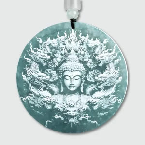 Amulette Bouddha Bleu Birmanie