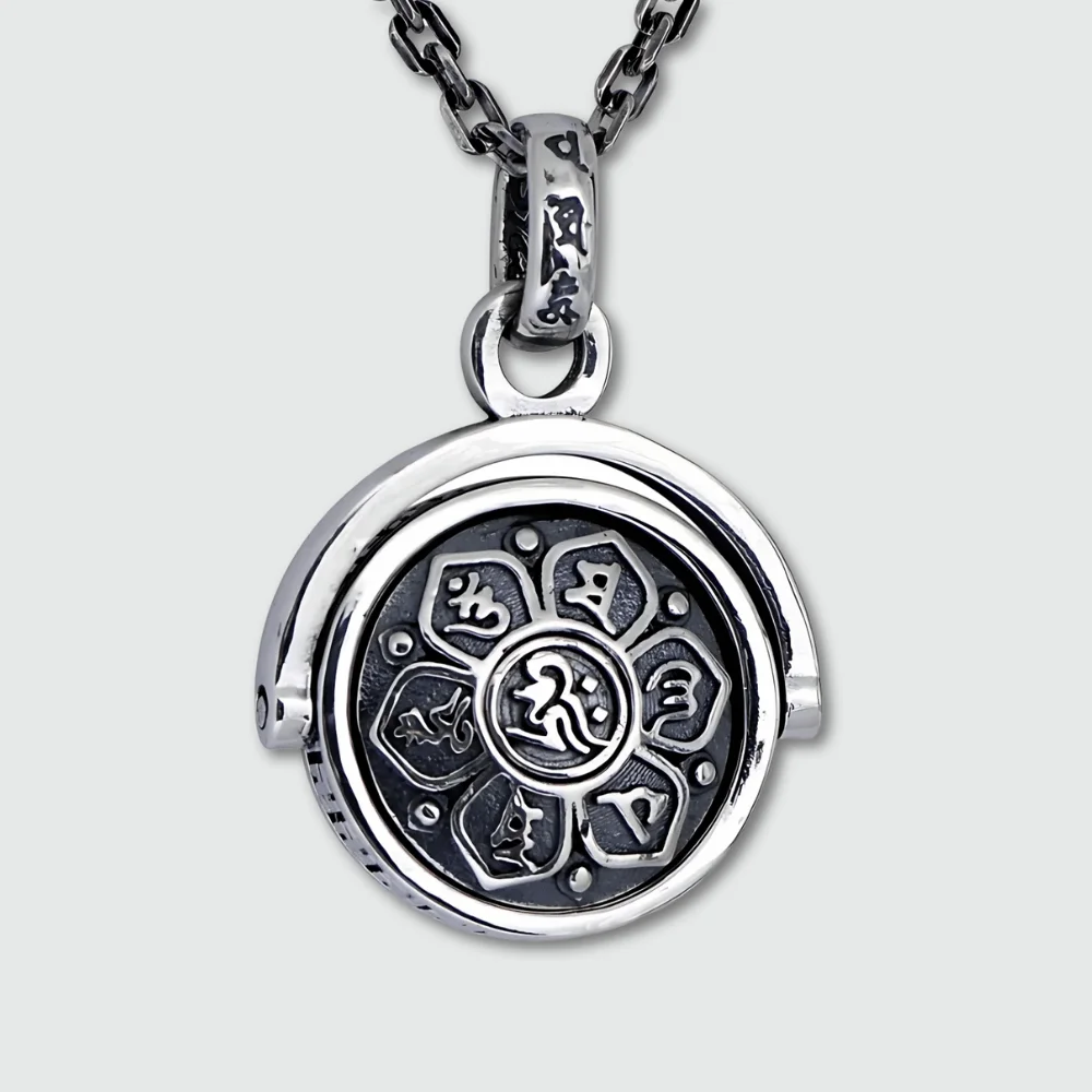 Amulette Bouddhiste 6 Mantras Rotative