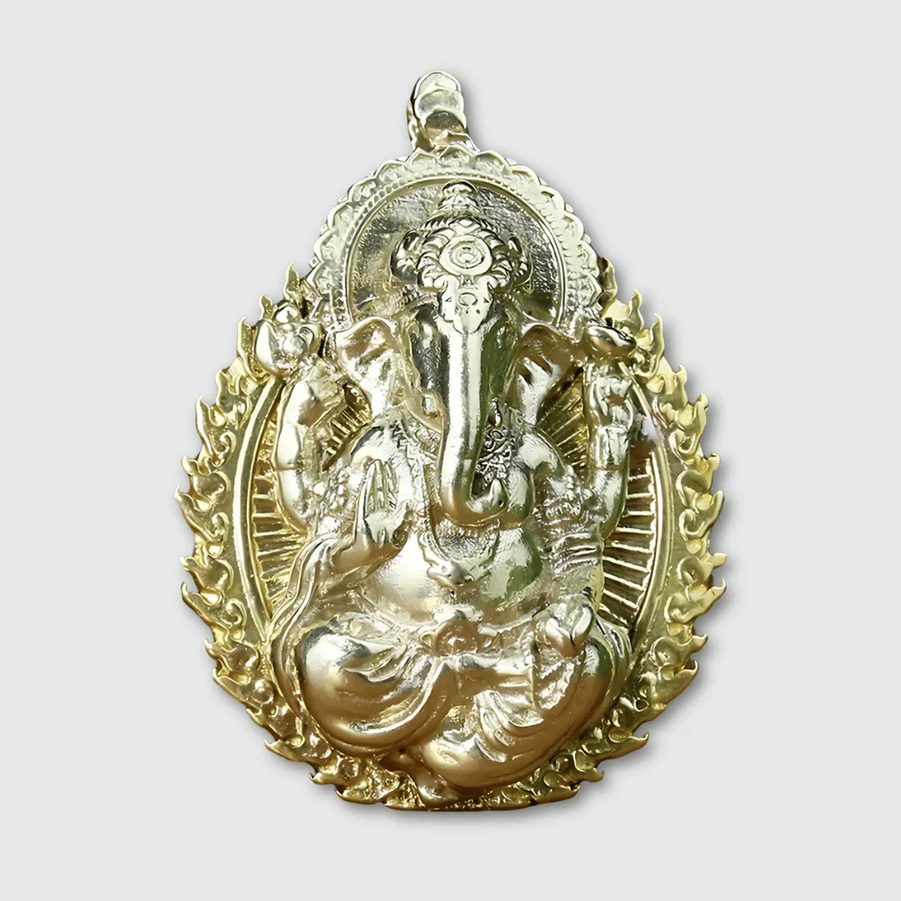 Amulette Bouddhiste Ganesh en Cuivre