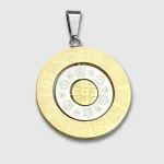 Amulette Bouddhiste Om Or Rond