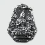 Amulette Bouddhiste Porte Bonheur en Argent