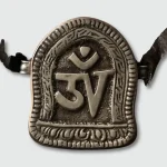 Amulette Bouddhiste Tibétaine Ancienne