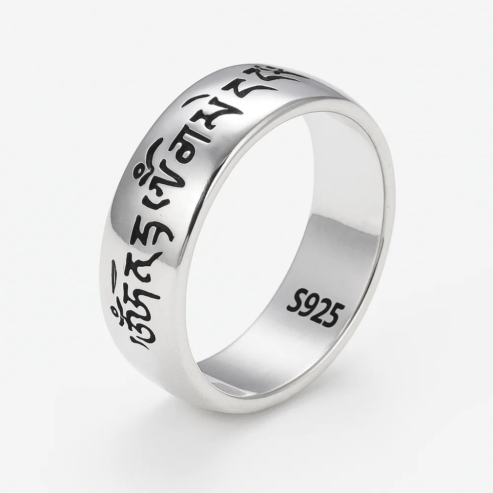 Bague Argent Tibet