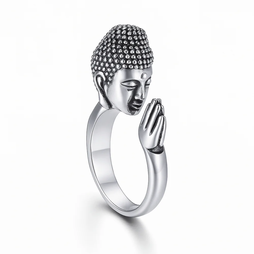 Bague Prière Bouddha