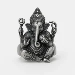 Bague Acier Ganesh