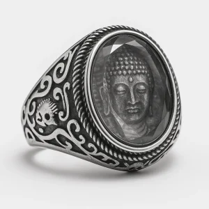 Bague Bouddha Thaï Argent