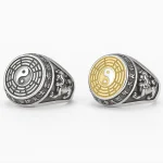 Bague Bouddhiste Homme (yin et yang)