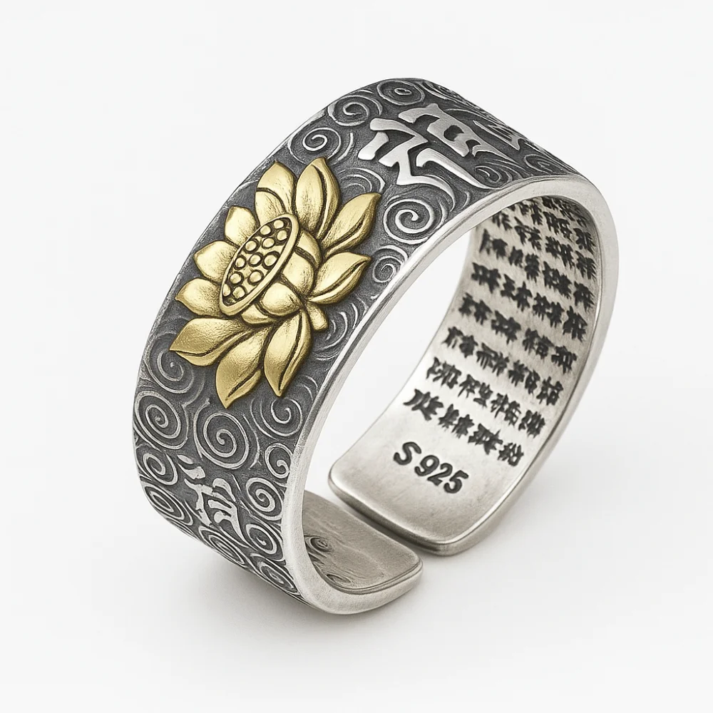 Bague Ouverte Bouddhiste