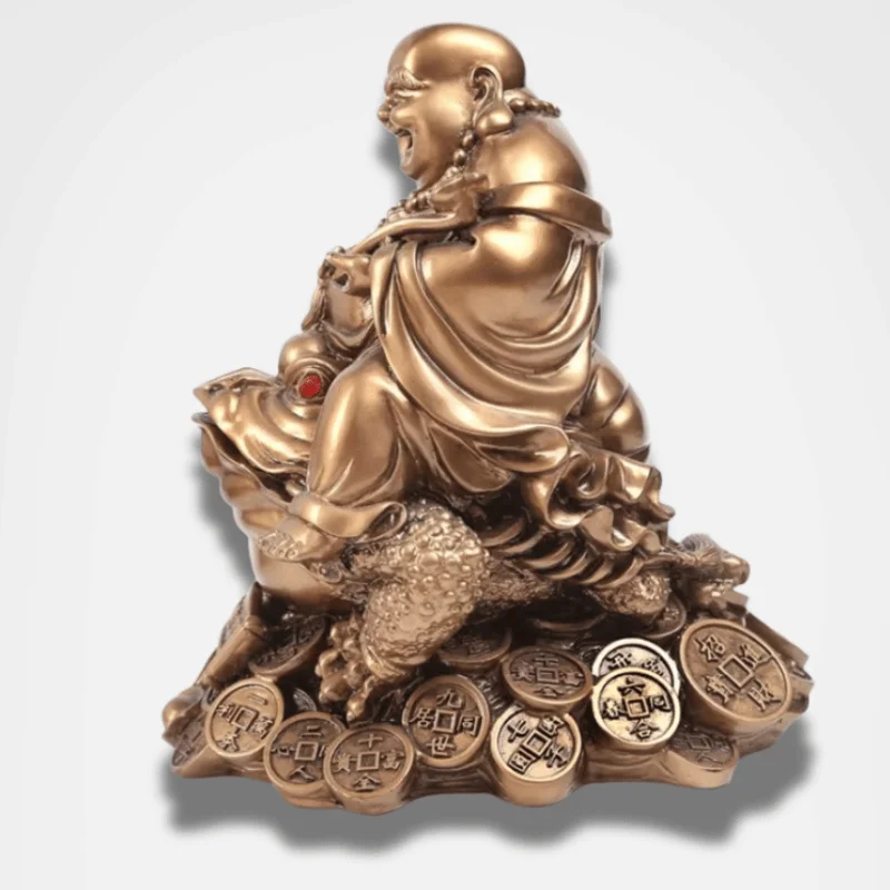 Bouddha rieur et crapaud
