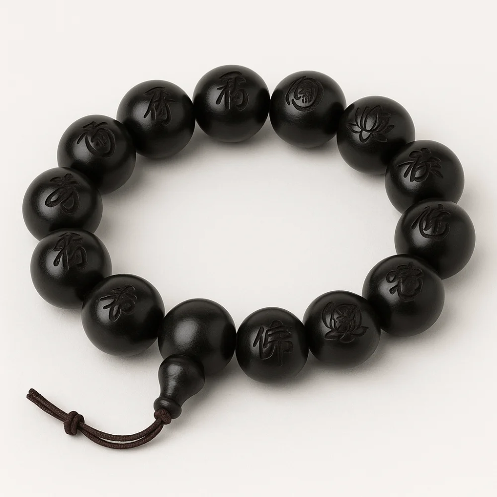 Bracelet Mala en ébène