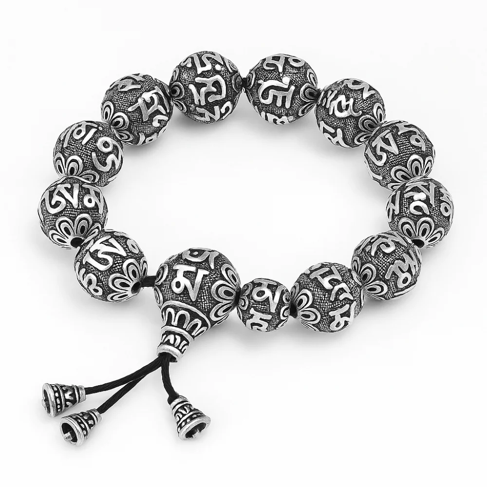 Bracelet Perles Mala Sanskrit