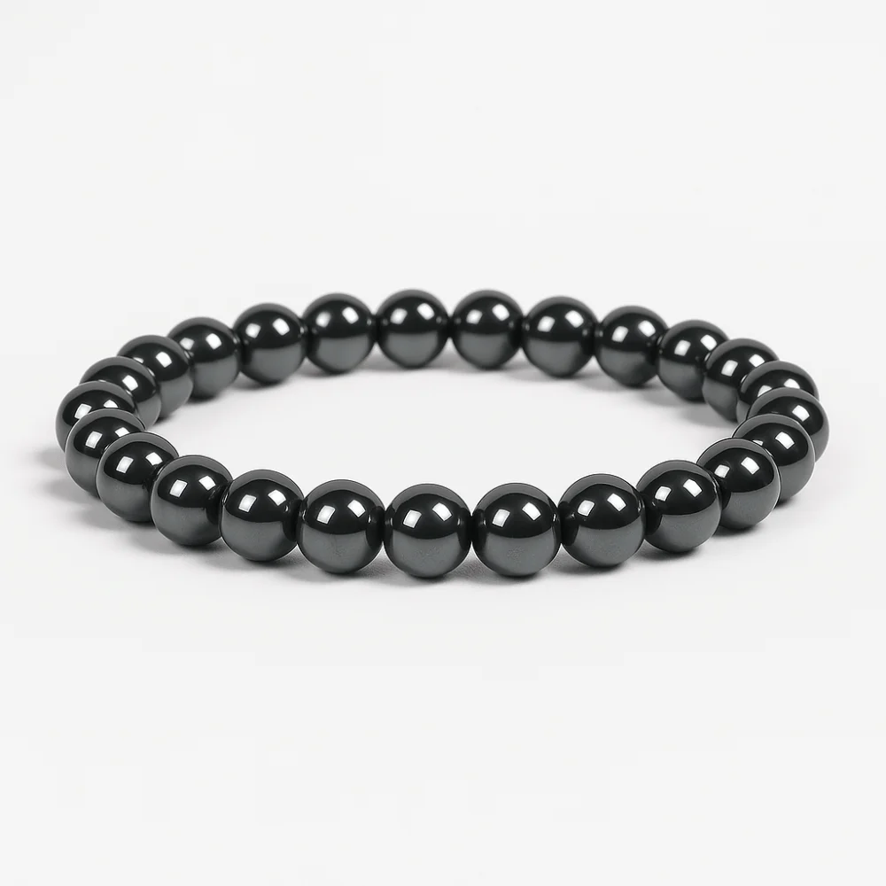 Bracelet Pierre de Protection en Hématite