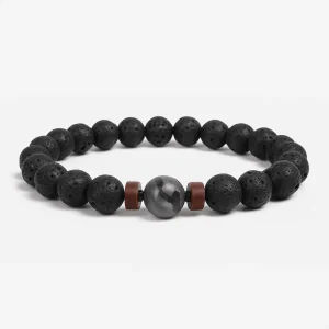 Bracelet en pierre de Lave