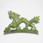 Dragon du zodiaque chinois pierre de Jade
