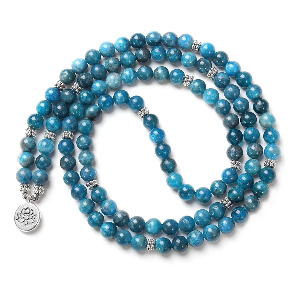 Mala Apatite pour la méditation