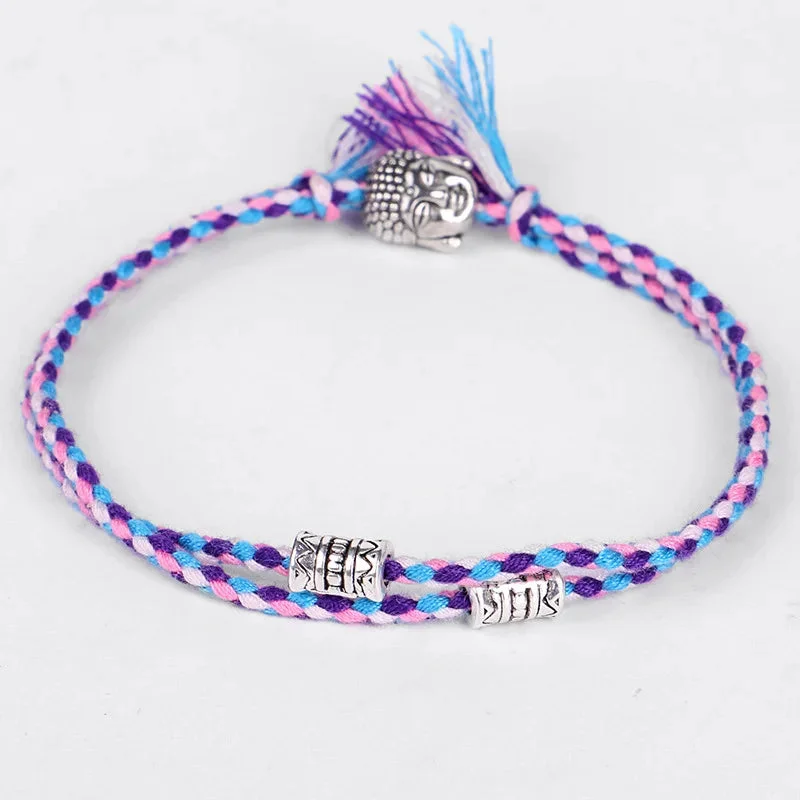 Bracelet Tête de Bouddha Tissés