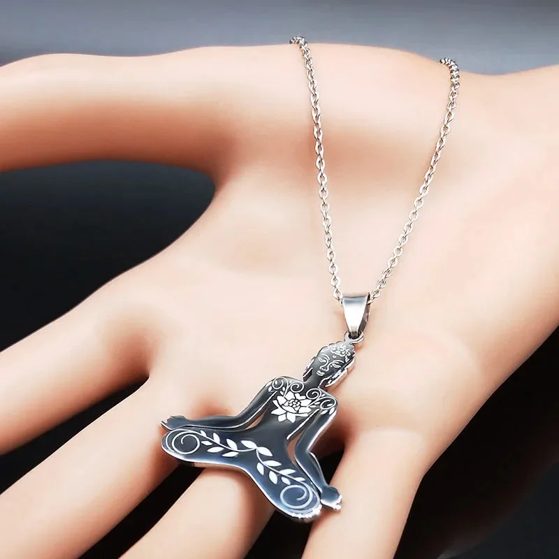Pendentif Bouddha Acier – Image 5