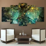 Tableau Peinture Arbre de Vie
