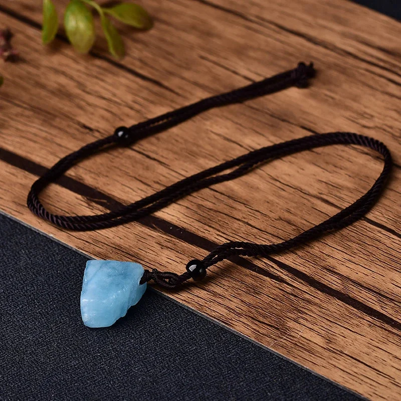 Collier Quartz Bleu