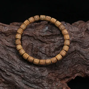 Bracelet Tibétain en Bois de Santal