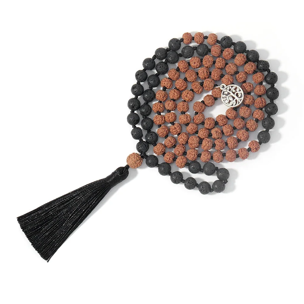 Mala Tibétain en usage