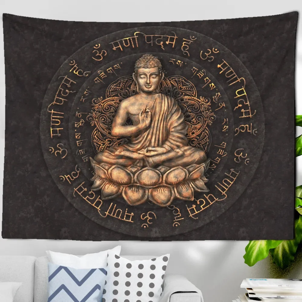 Tenture Bouddha Antique
