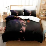 Housse de couette Bouddha Noir
