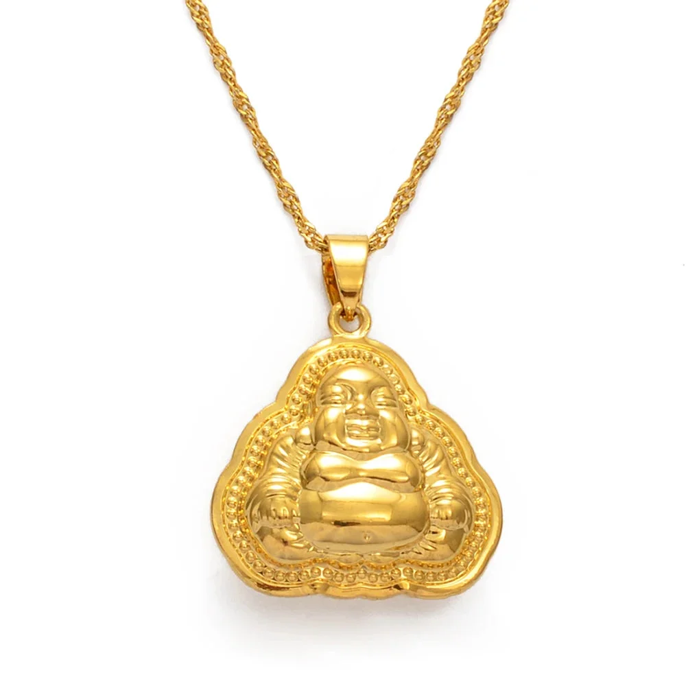 Détails du Pendentif Bouddha Plaqué Or