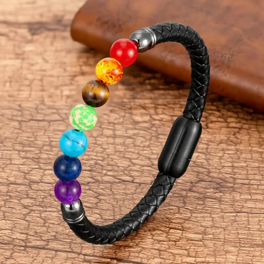 Détails du Bracelet 7 Chakras