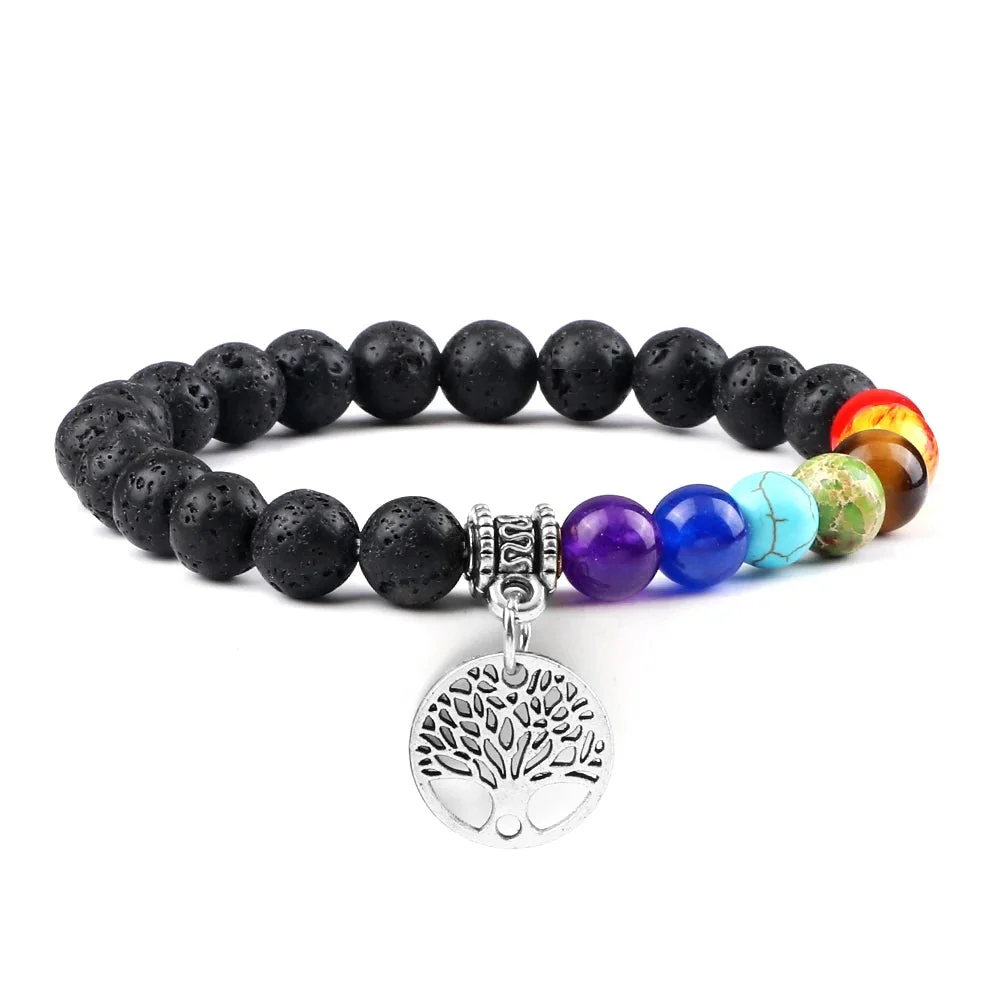 Design élégant du Bracelet 7 Chakras