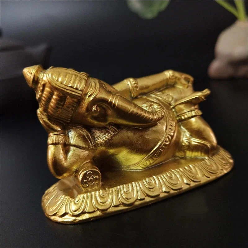 Utilisation de la Statuette Ganesh Allongé