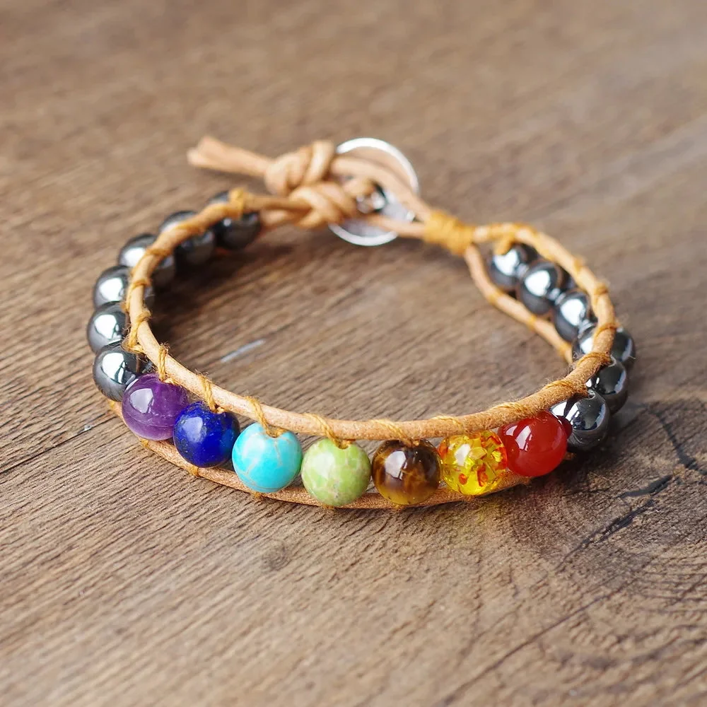 Détails du Bracelet 7 Chakras