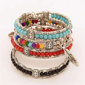 Bracelets Tibetain Vintage Femme