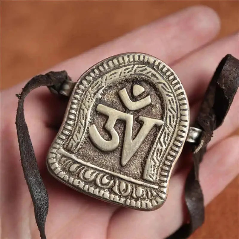 Amulette Bouddhiste Tibétaine Ancienne - Protection Spirituelle