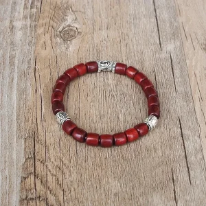 Bracelet Bois Cylindrique Bouddha
