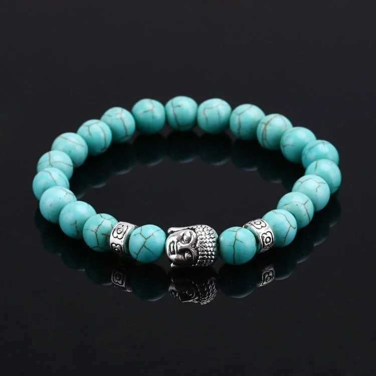 Bracelet Bouddha en pierres naturelles