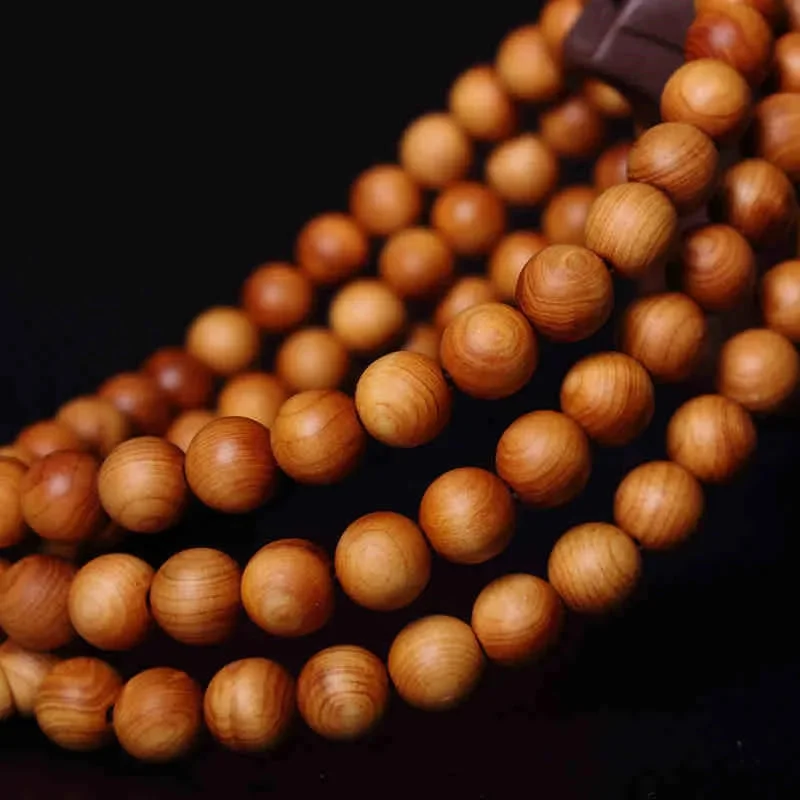 Mala Tibétain en bois