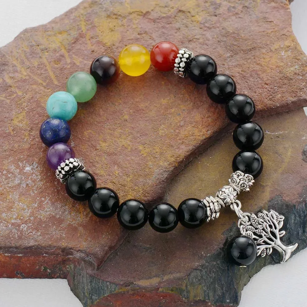 Détails du Bracelet 7 Chakras