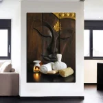 Tableau Bouddha en Bois