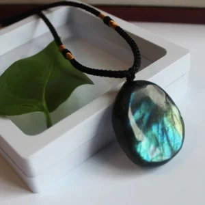 Collier Pierre Labradorite Rond