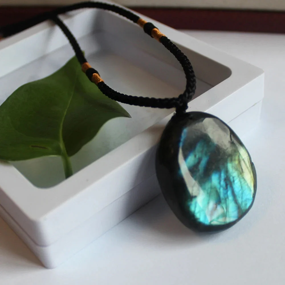 Collier Pierre Labradorite Rond