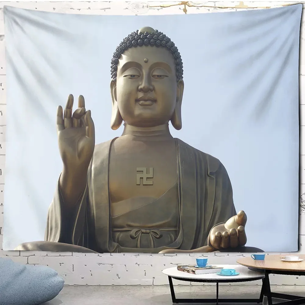 Détails de la Tenture Bouddha Nature