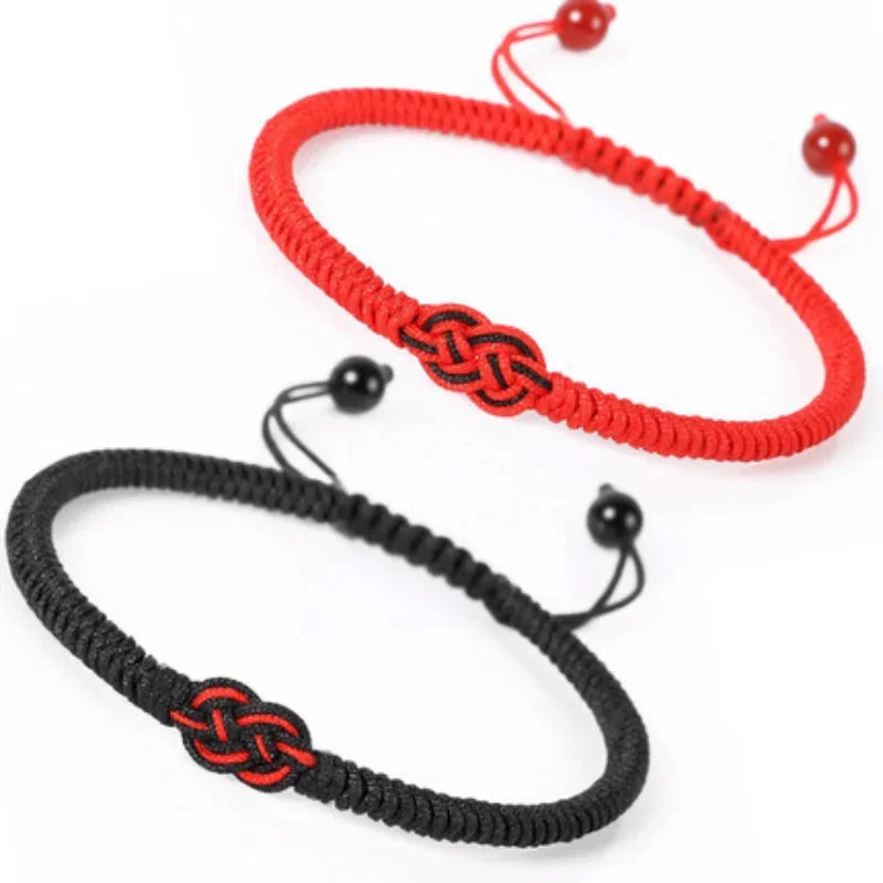 Bracelet de Corde Tressé Tibétain Bouddhiste