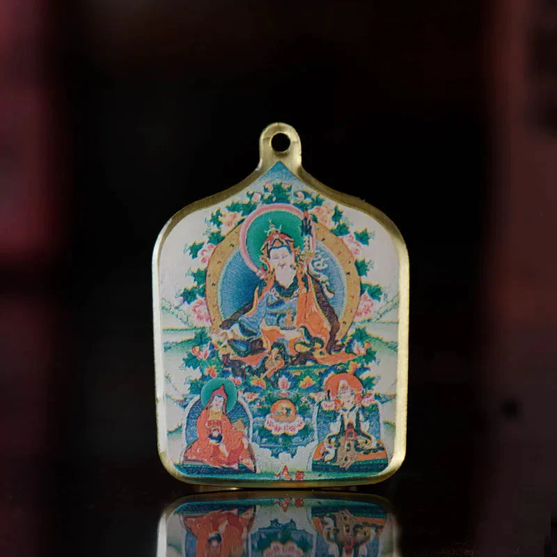 Pendentif Amulette Bouddhiste Tibetain