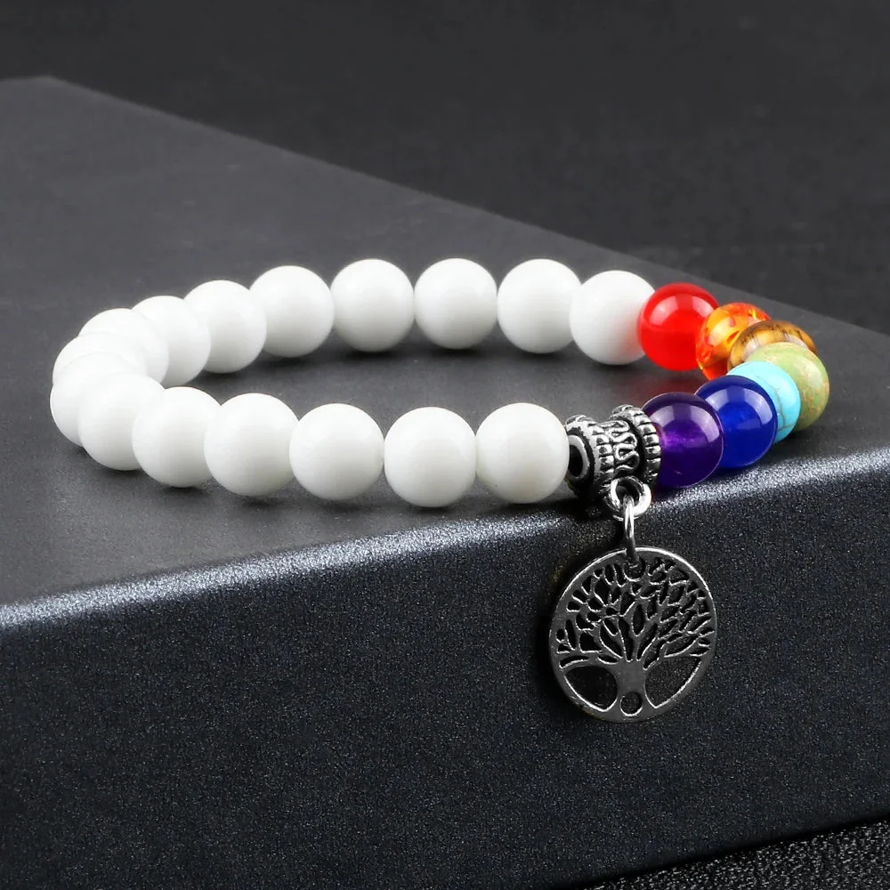 Bracelet 7 Chakras en pierre naturelle