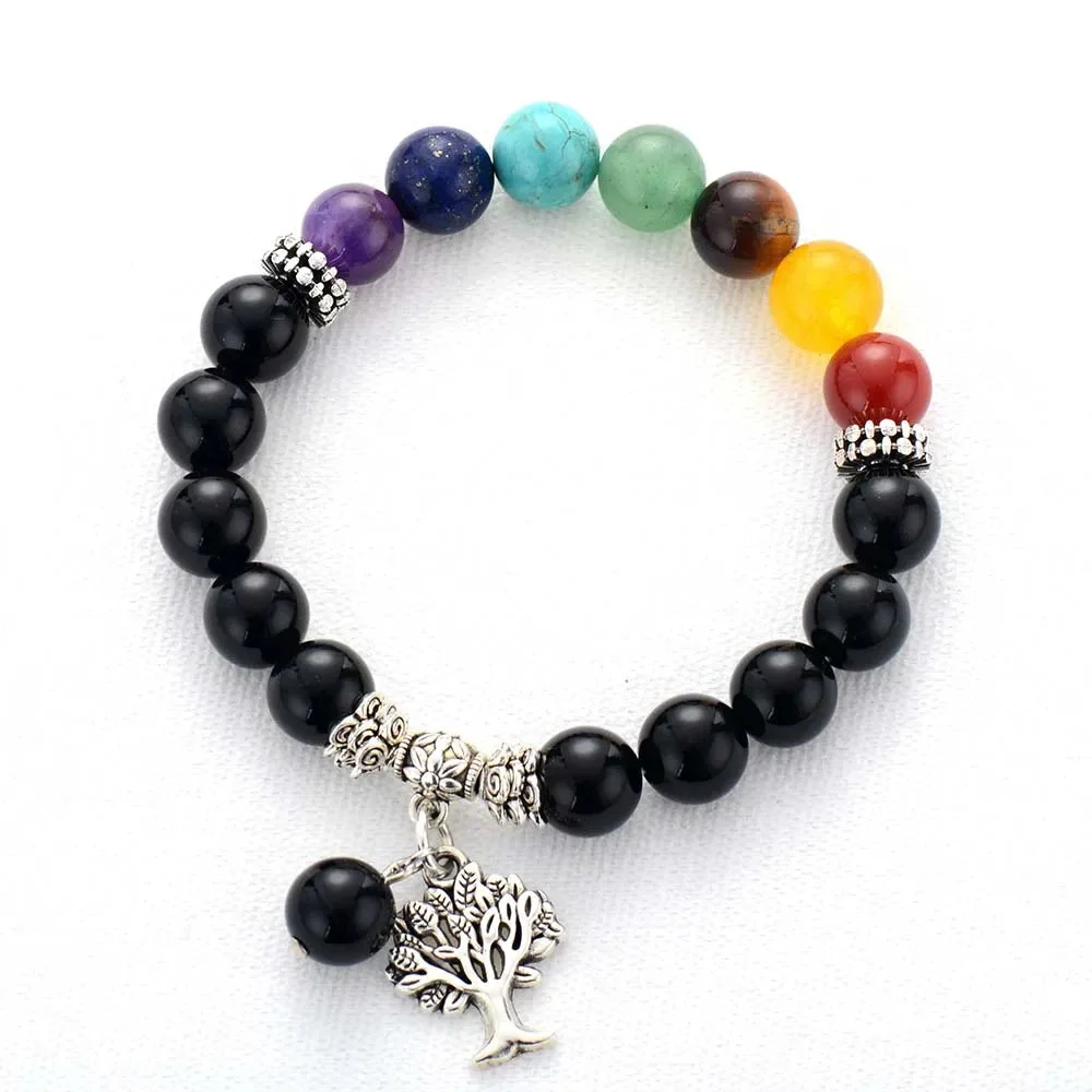 Bracelet 7 Chakras en contexte