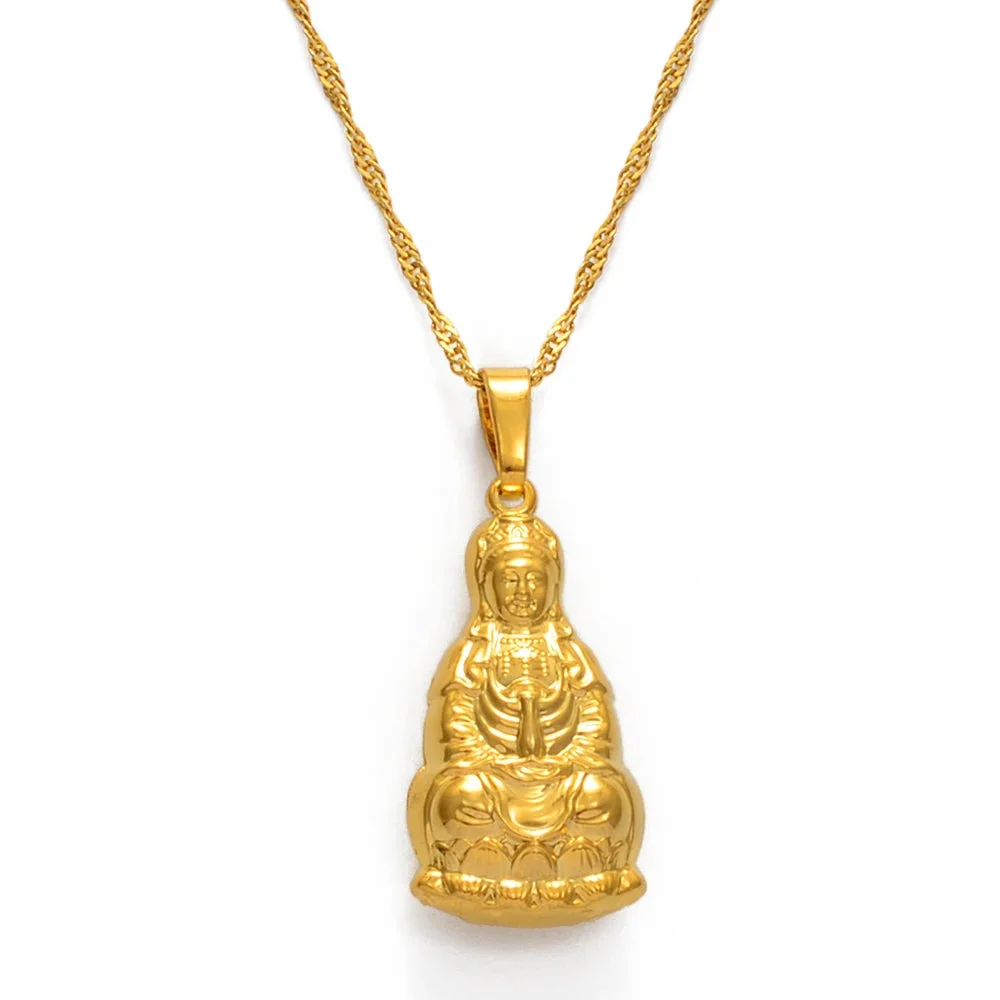 Pendentif Bouddha Plaqué Or