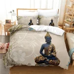 Housse de couette Bouddha Beige