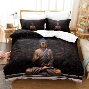 Housse de couette Bouddha Temple du sommeil