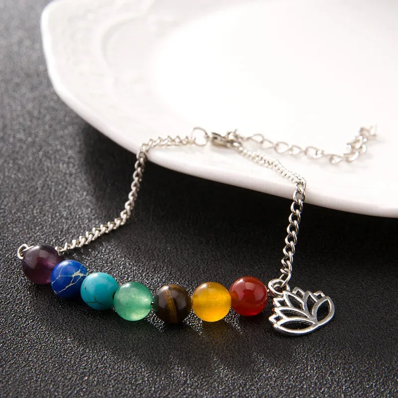 Bracelet 7 Chakras avec pierres naturelles